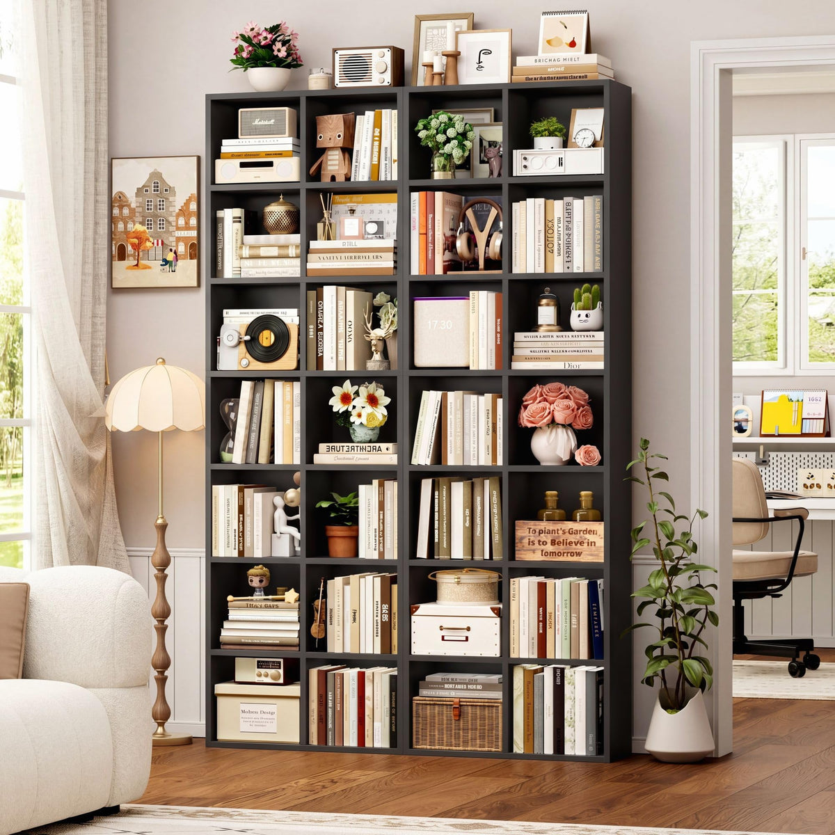 7-Tier Narrow Bookshelf R3967