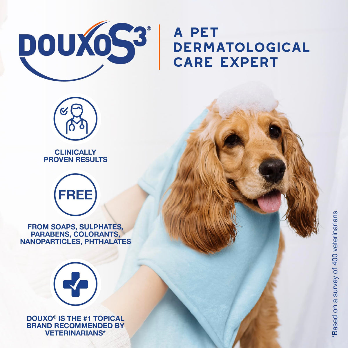 Chlorhexidine Shampoo and Mousse for Dogs V2292