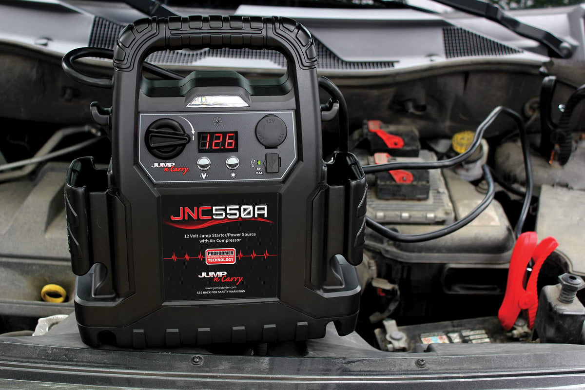 1100 Peak Amp Jump Starter with Air Compressor N865