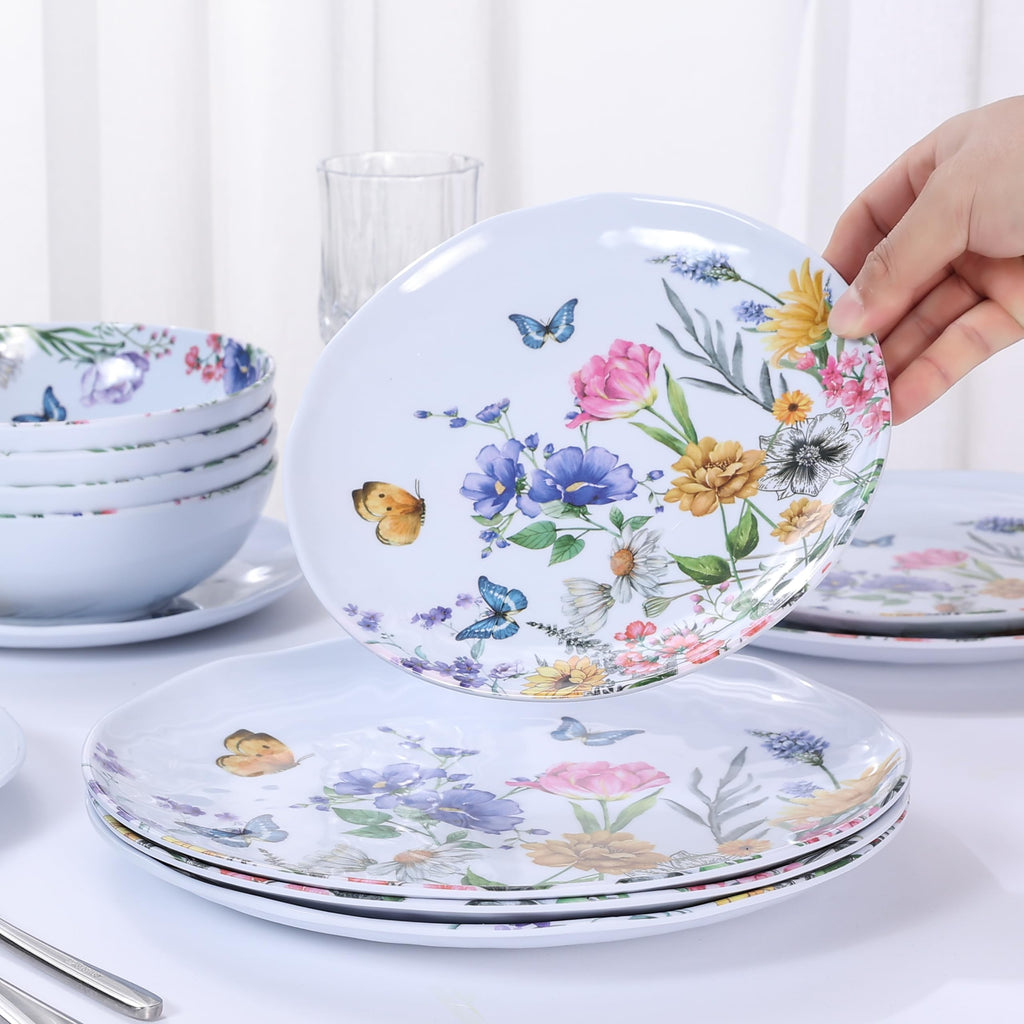 12-Piece Melamine Dinnerware Set V513389