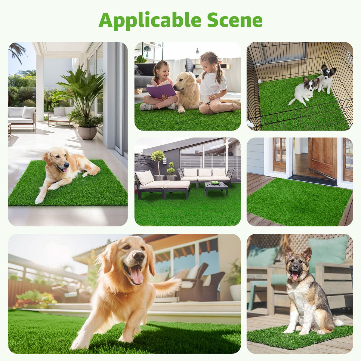 Artificial Grass Pee Pads 20"x 25" 2 Pack U35745