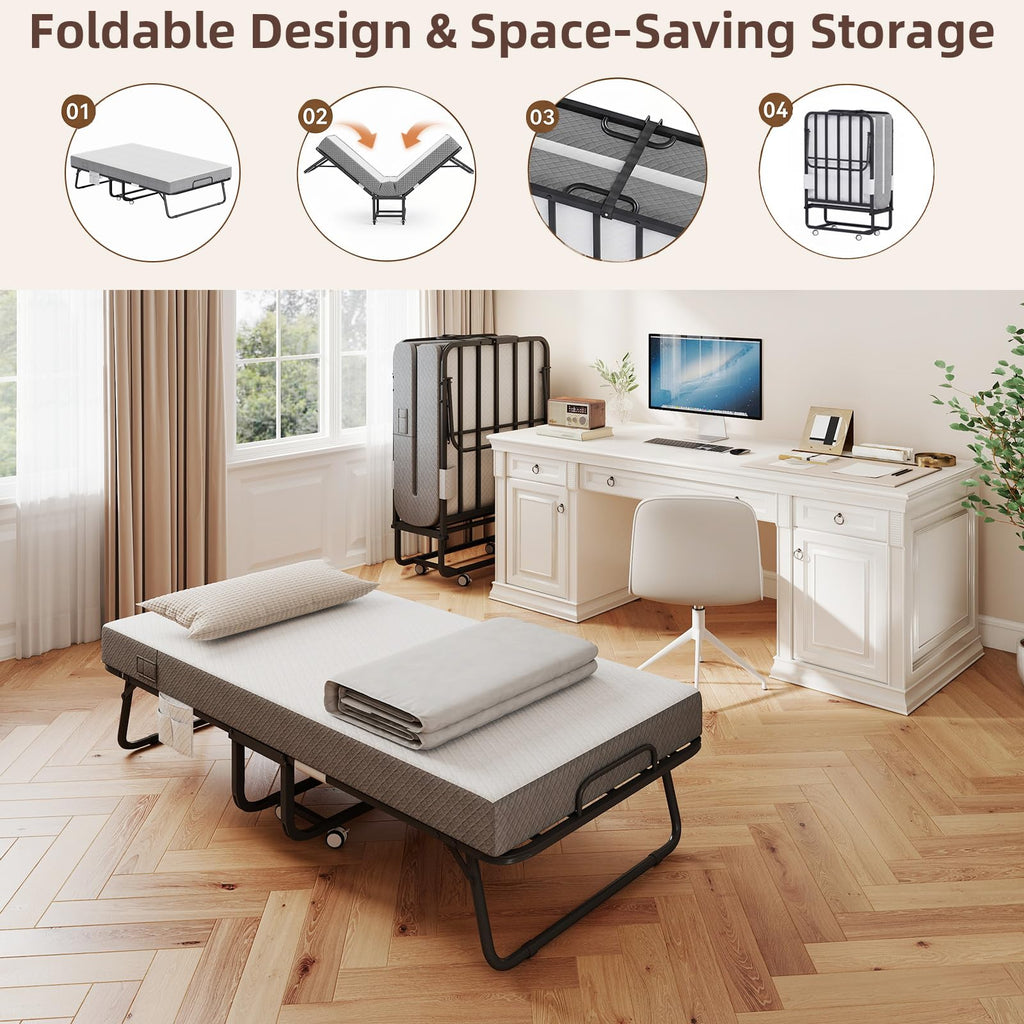Adjustable Folding Bed with Mattress C540