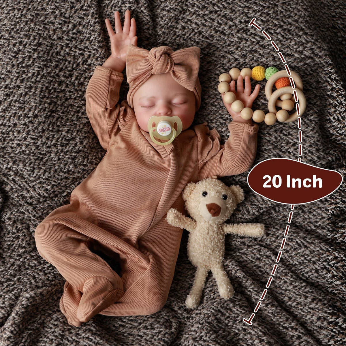 20 Inches Realistic Reborn Baby Dolls Girl V3911