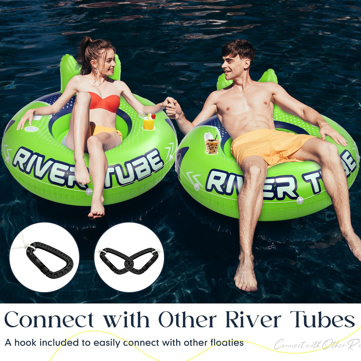 53" Heavy Duty River Tube Float 4 Pcs Y636