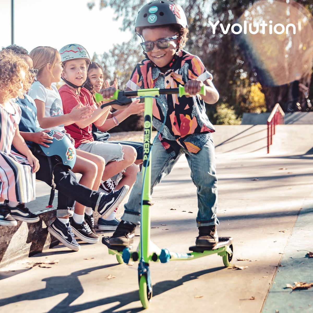 3-Wheel Wiggle Scooter with Hand Brake K8310
