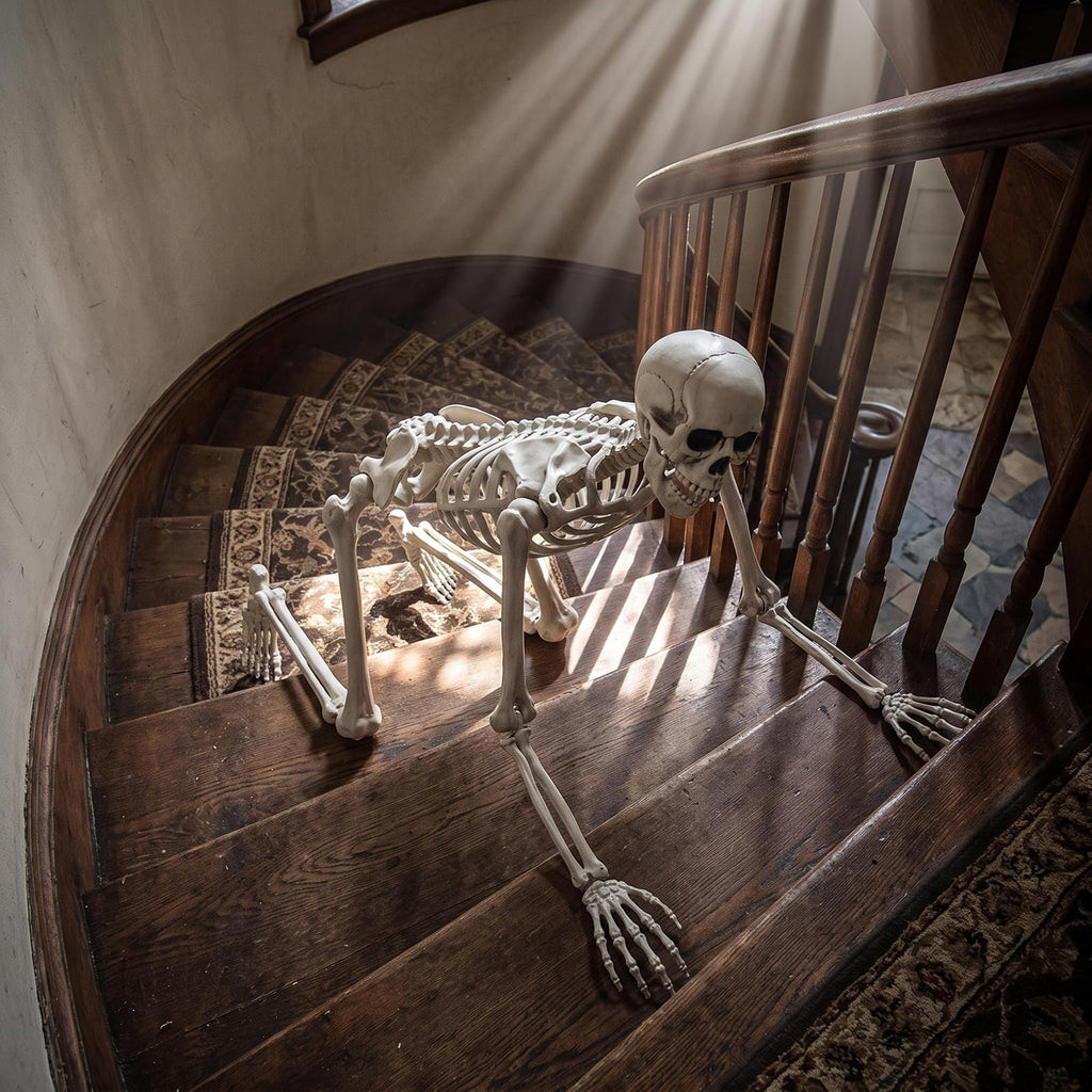 Life Size Posable Skeleton Halloween Decoration S49208