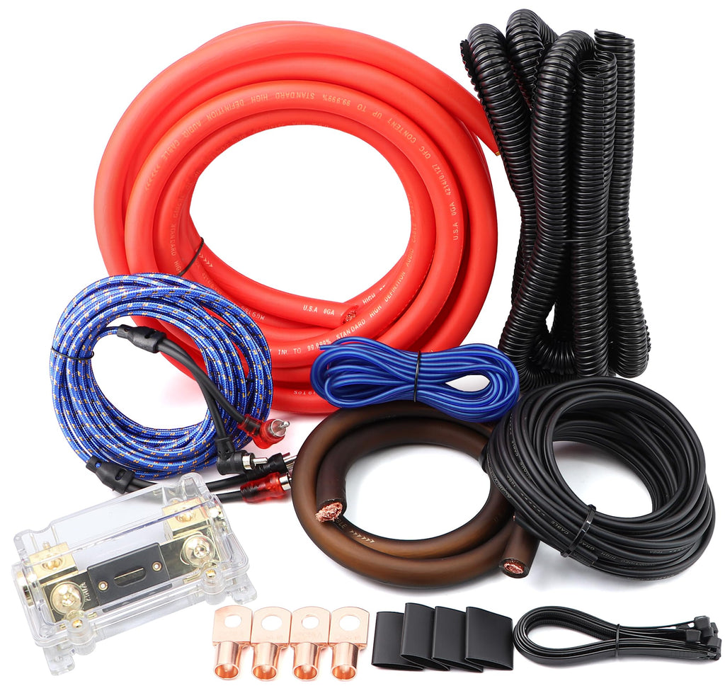 0 Gauge OFC Amp Wiring Kit L12259