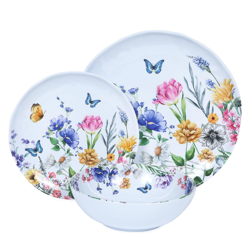 12-Piece Melamine Dinnerware Set V513389