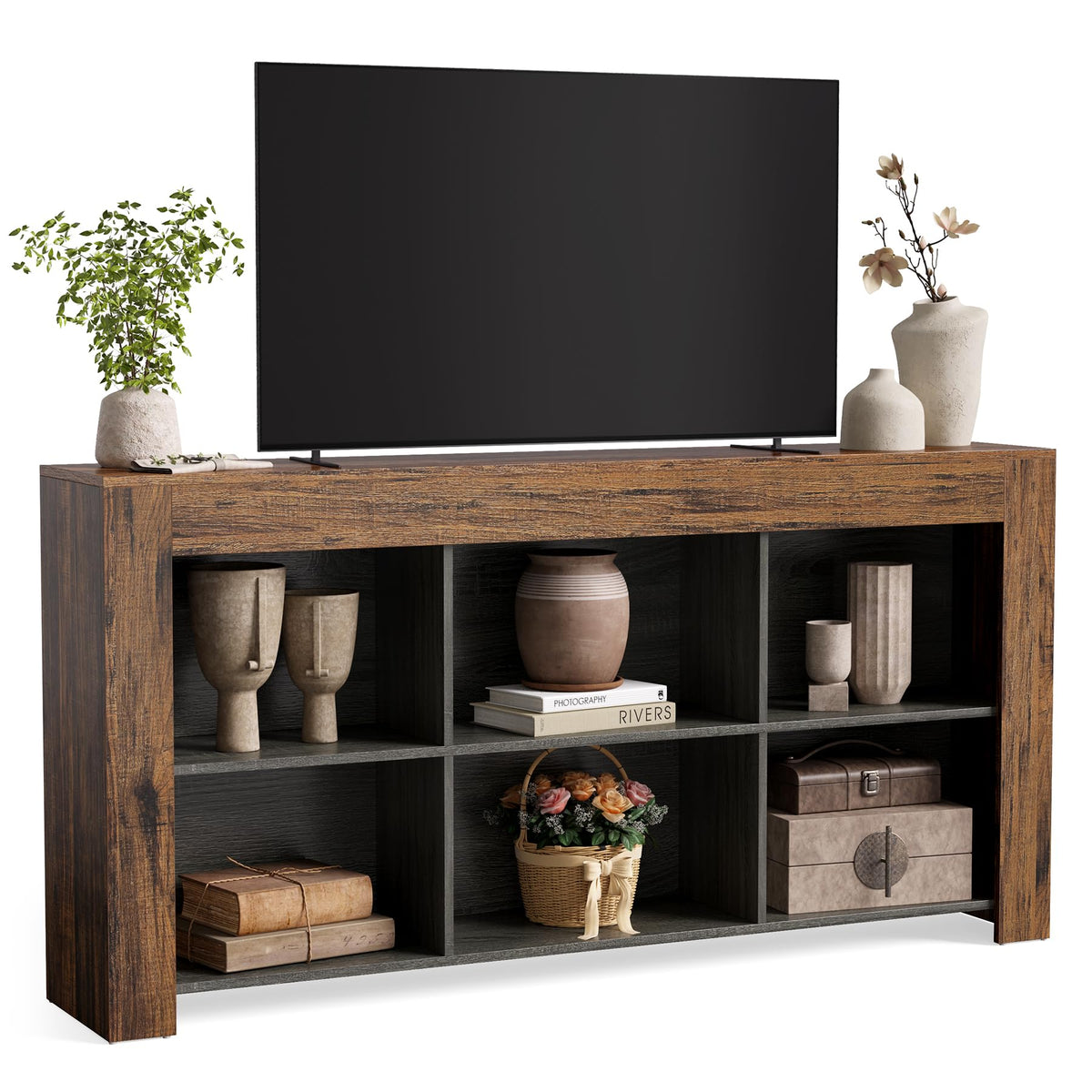63-Inch TV Stand with Storage D660084