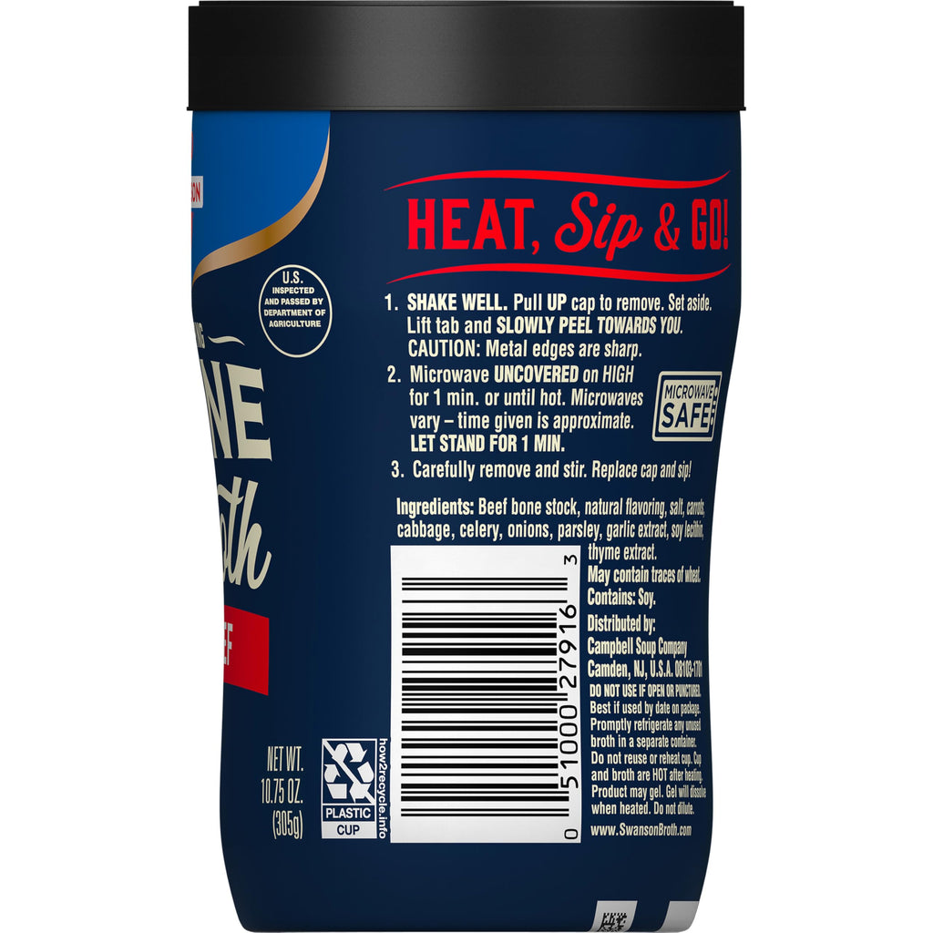 Beef Bone Broth 10.75 OZ Cup Z5850