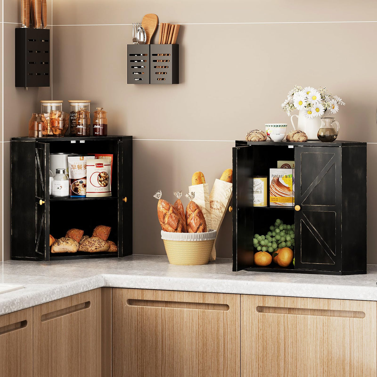 Bamboo Bread Box I8638