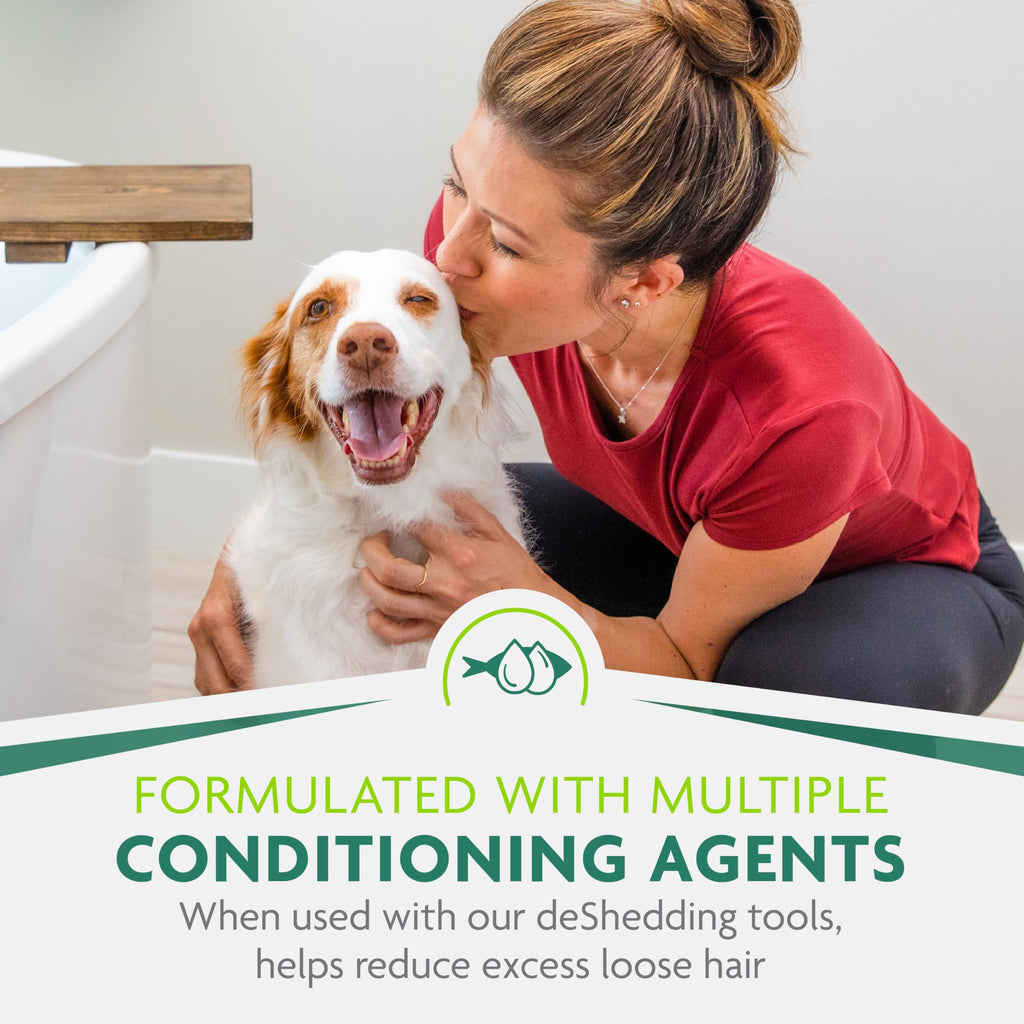 Premium deShedding Dog Conditioner 1 Gal with Pump M145897