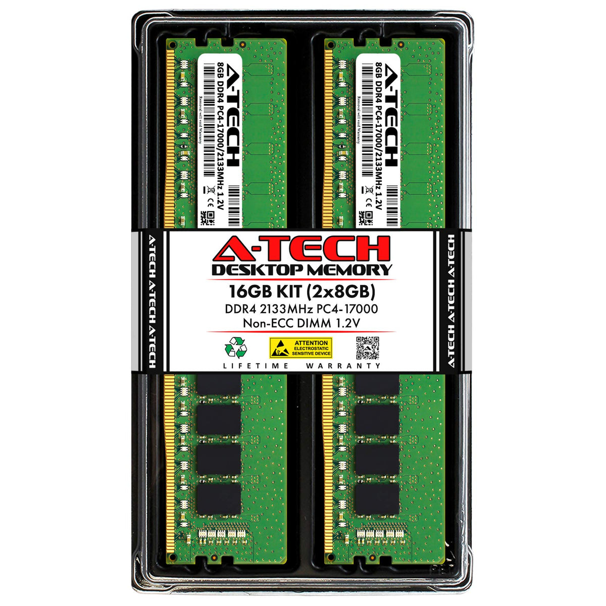 16GB DDR4 2133 MHz CL15 Non-ECC Desktop RAM B81513