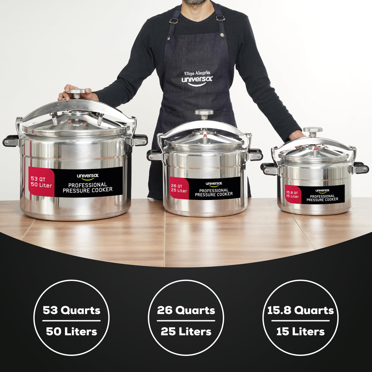 26-Quart Aluminum Pressure Cooker P6614