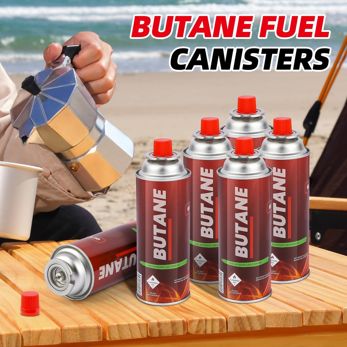 Butane Fuel Canisters 12 Pack H620