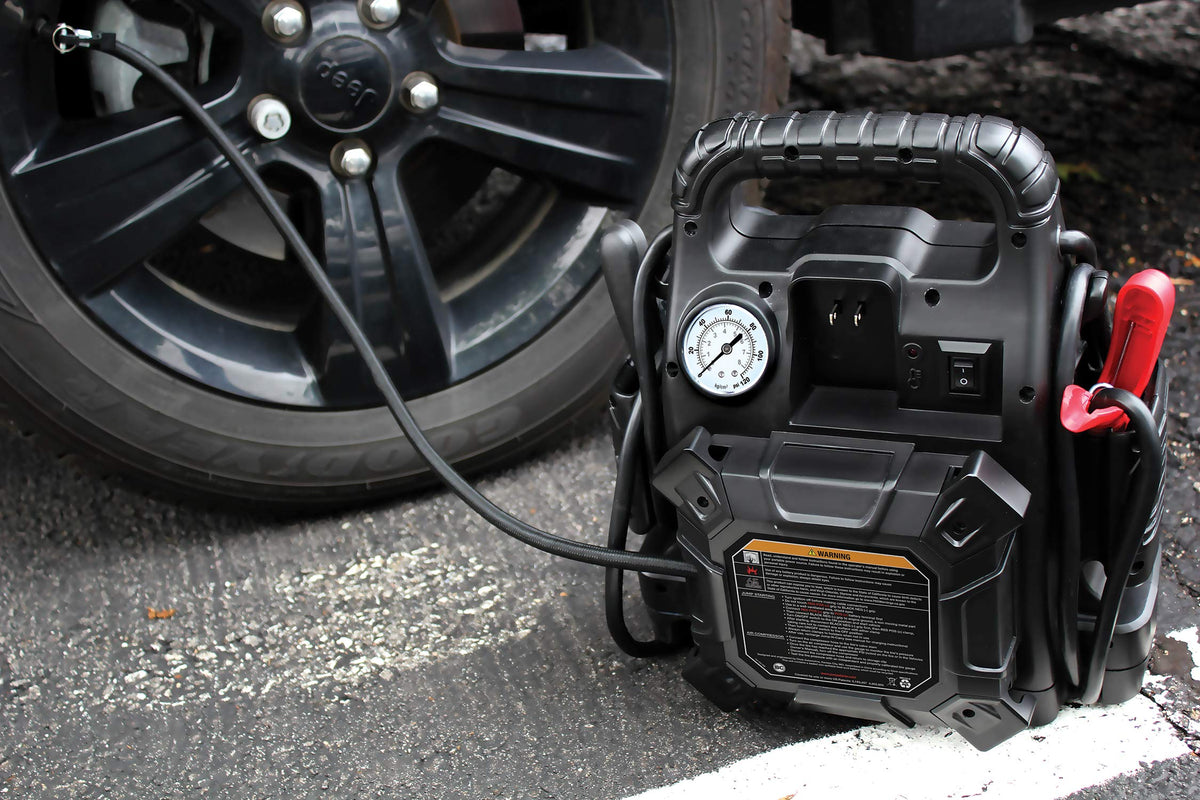 1100 Peak Amp Jump Starter with Air Compressor N865
