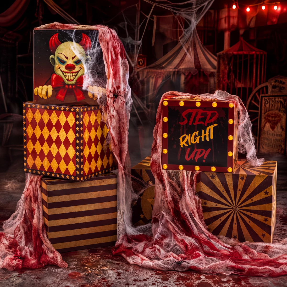 8 Pcs Halloween Clown Box C918