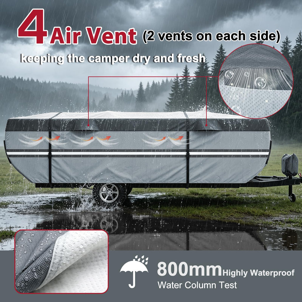 9 Layers Rip-Stop 14-16ft Pop Up Camper Cover P14351