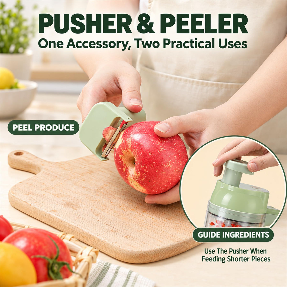 4-in-1 Handheld Electric Vegetable Cutter H5290