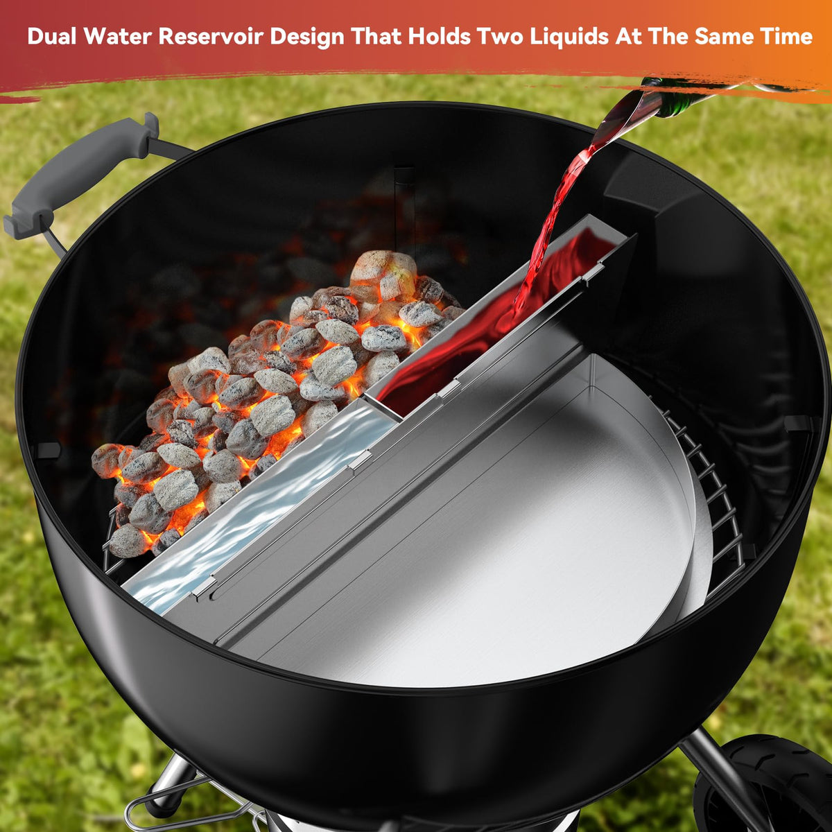 Charcoal Divider Drip Pan I235026