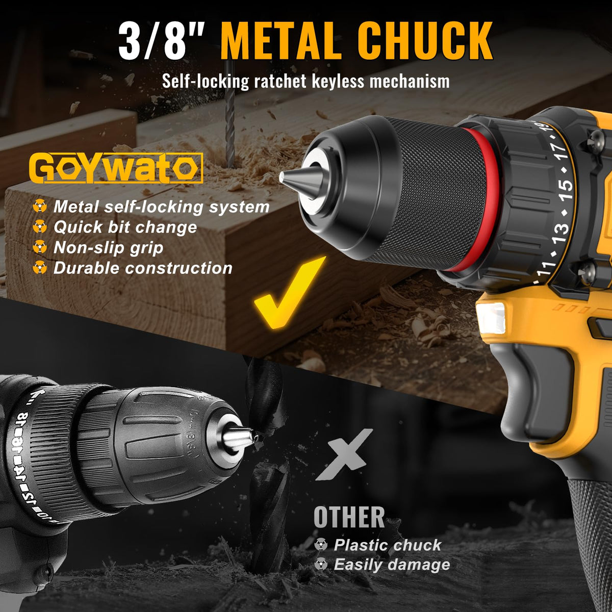 21V Brushless Cordless Drill & Impact Driver Combo Kit Y4819
