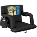 Stadium Seats with Back Support, Padded Cushion, Armrests, Side Pockets Q7733