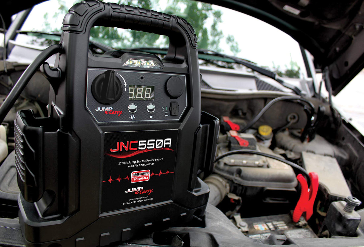 1100 Peak Amp Jump Starter with Air Compressor N865