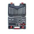 128 Piece 3/8" Drive 12 Point SAE/Metric Mechanics Tool Set U567613
