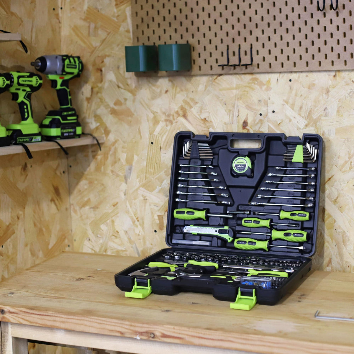 225-Piece Home Repairing Tool Kit with Tool Box G7796