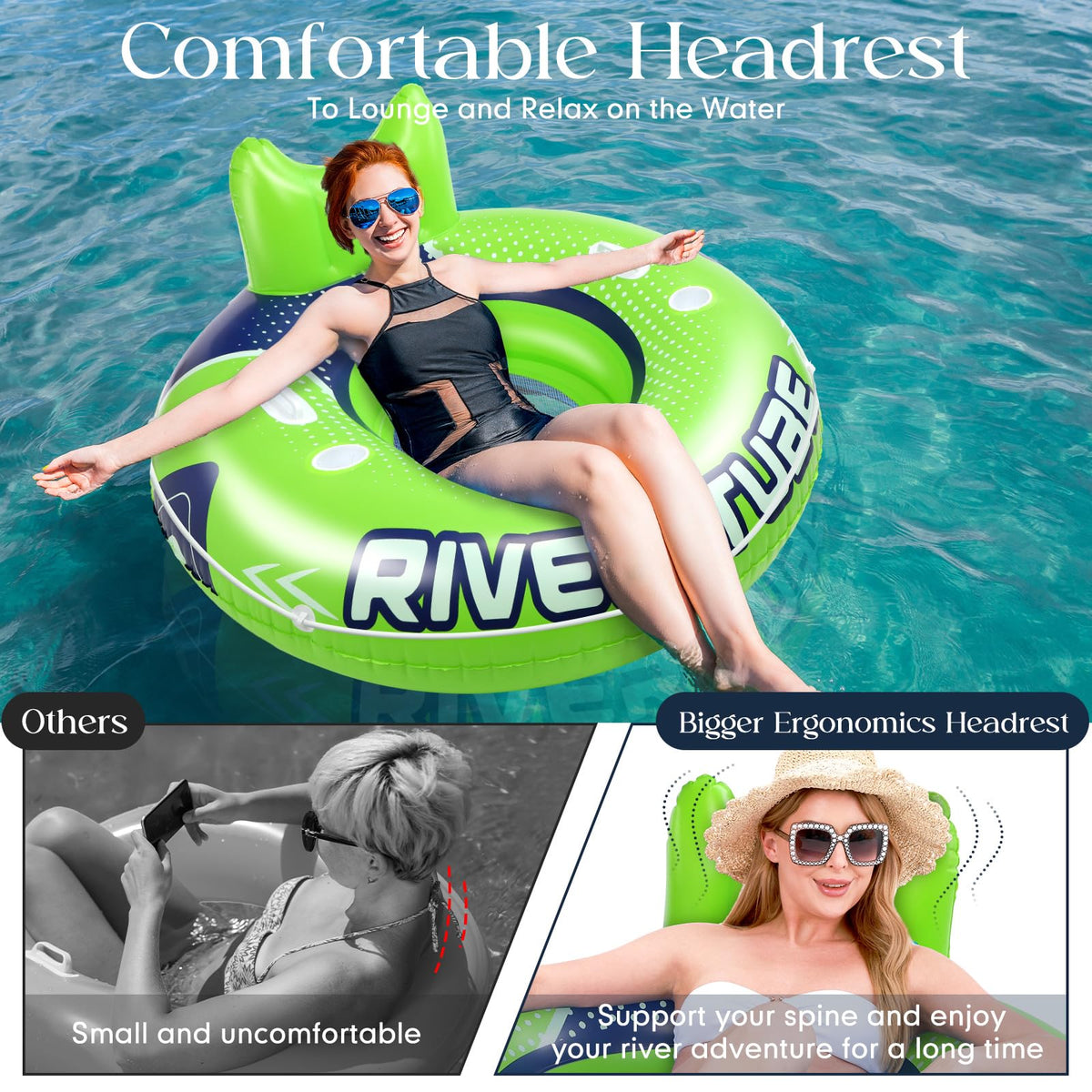 53" Heavy Duty River Tube Float 4 Pcs Y636