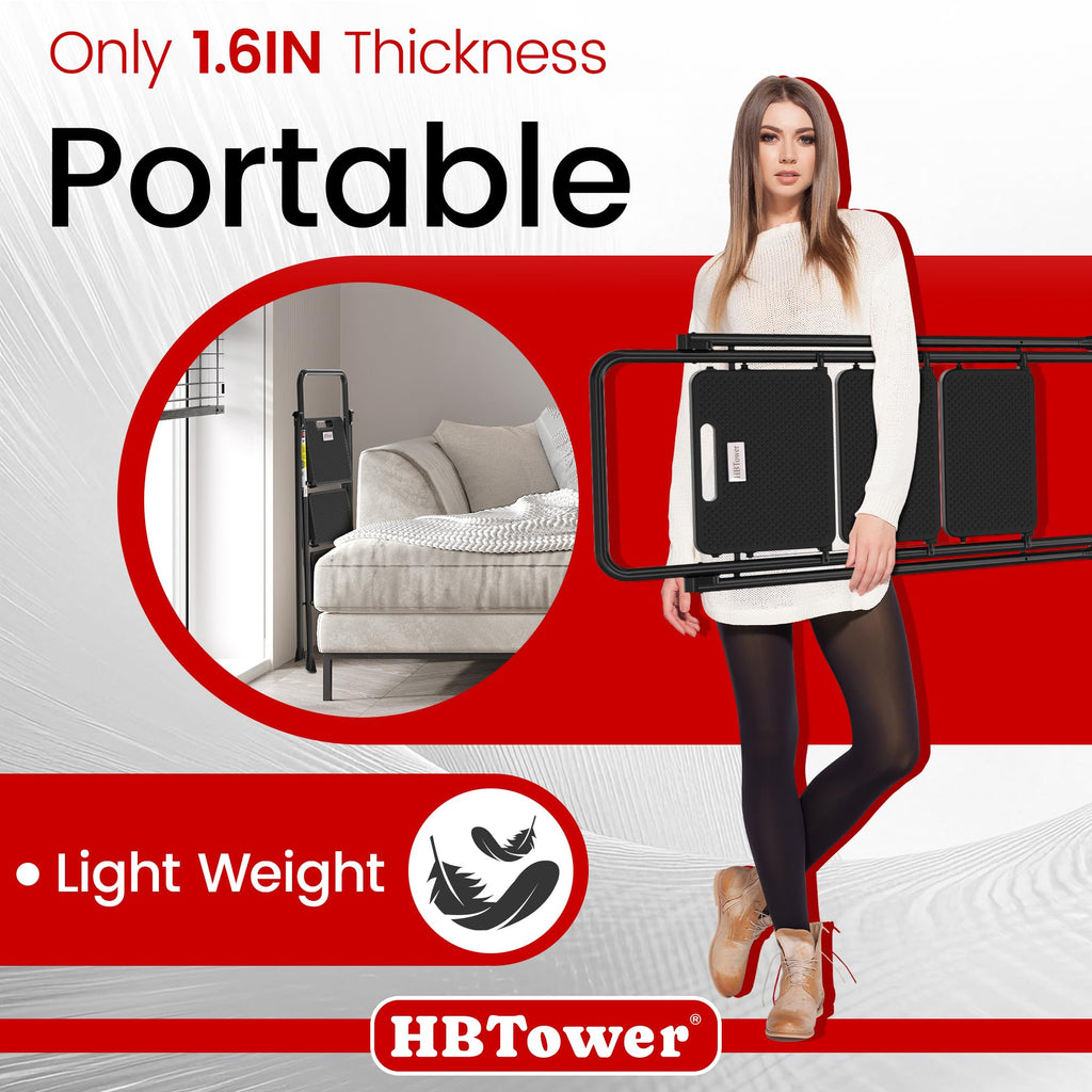 Folding Step Ladder with Anti-Slip Pedal Y78440