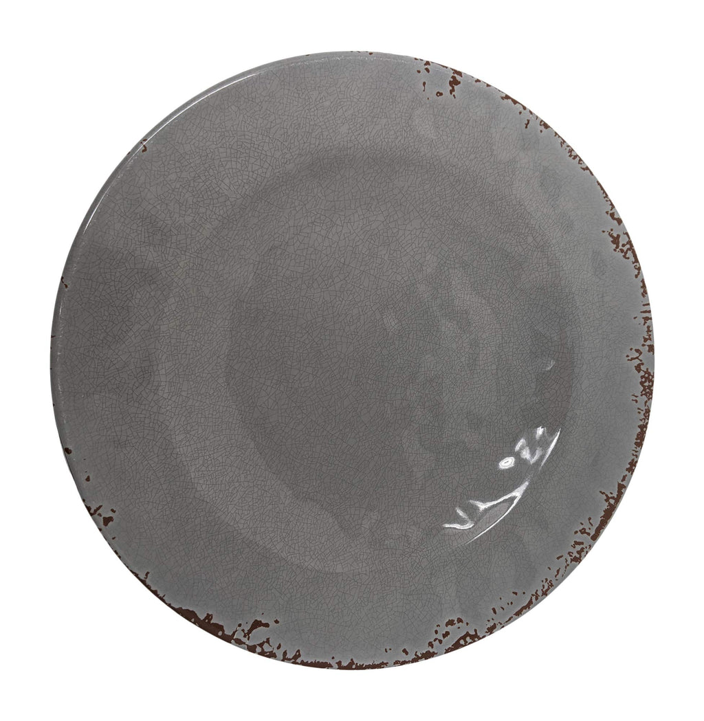 12 Piece Rustic Farmhouse Melamine Dinnerware Set P304
