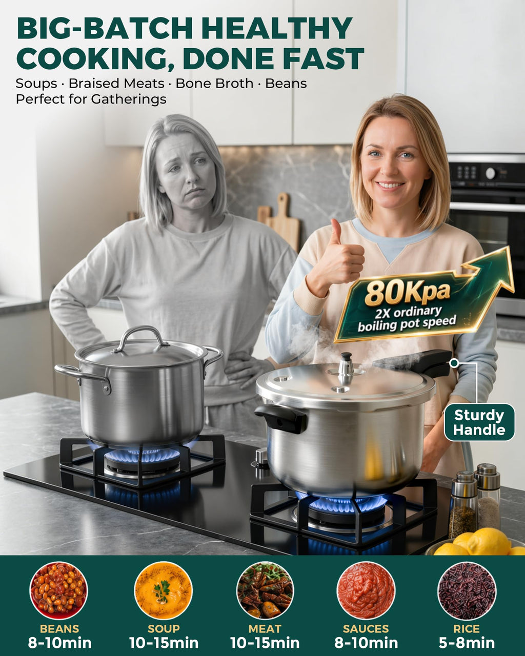 10 Quart Stainless Steel Pressure Cooker M39336