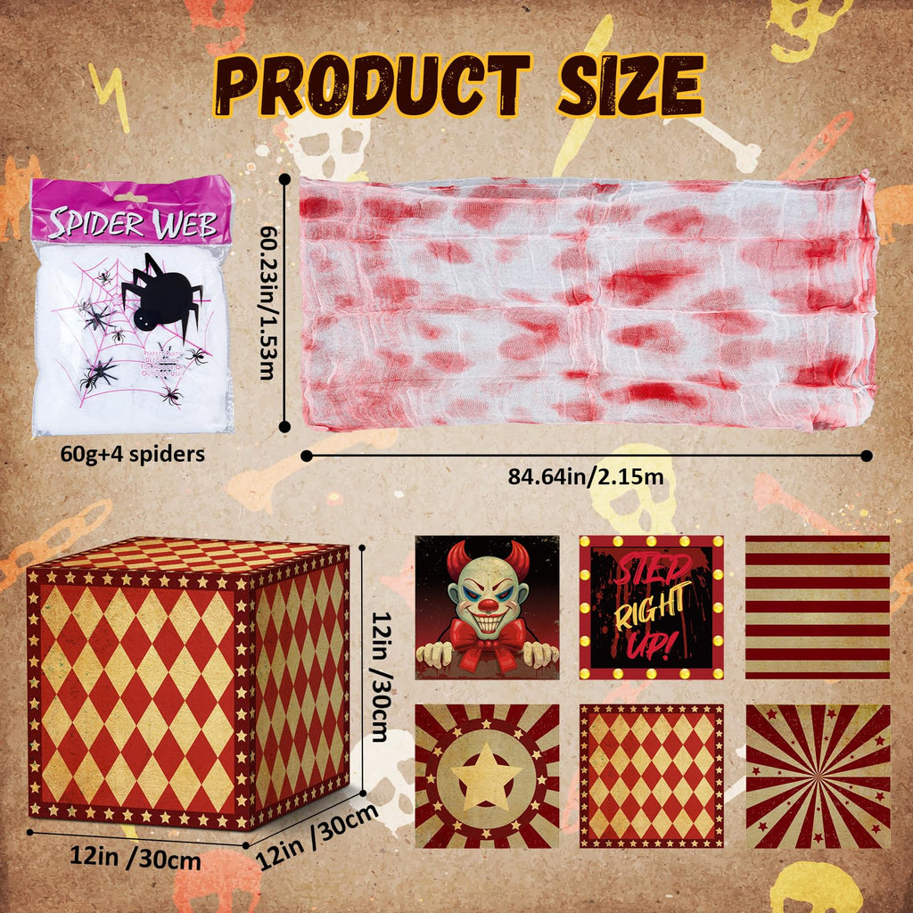 8 Pcs Halloween Clown Box C918
