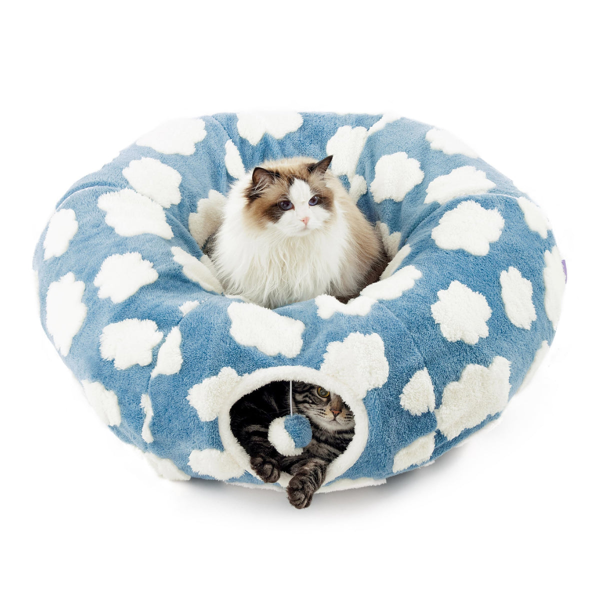 Jacquard Cat Tunnel Bed Q8390
