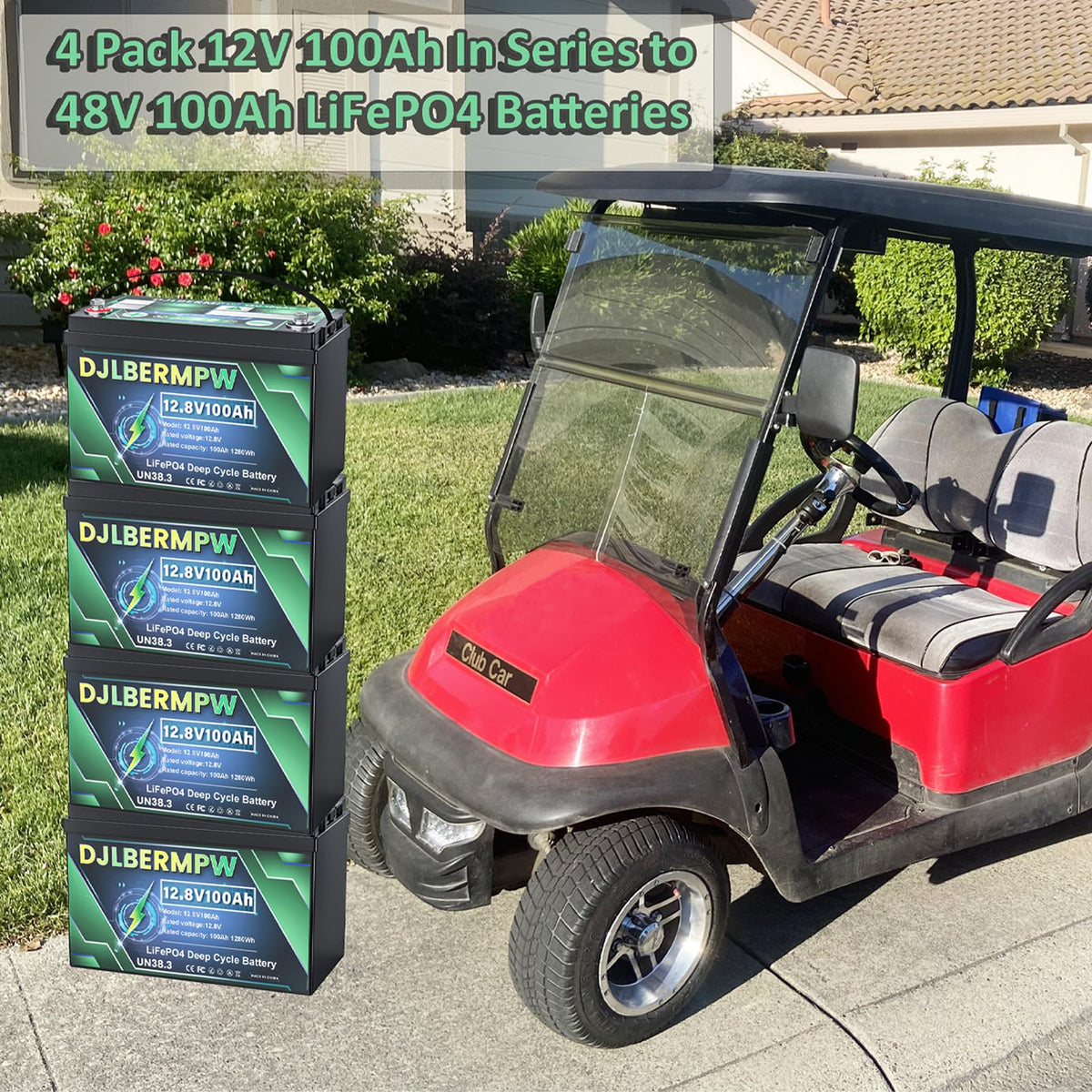 48V 100Ah Lithium Golf Cart Battery Q68093