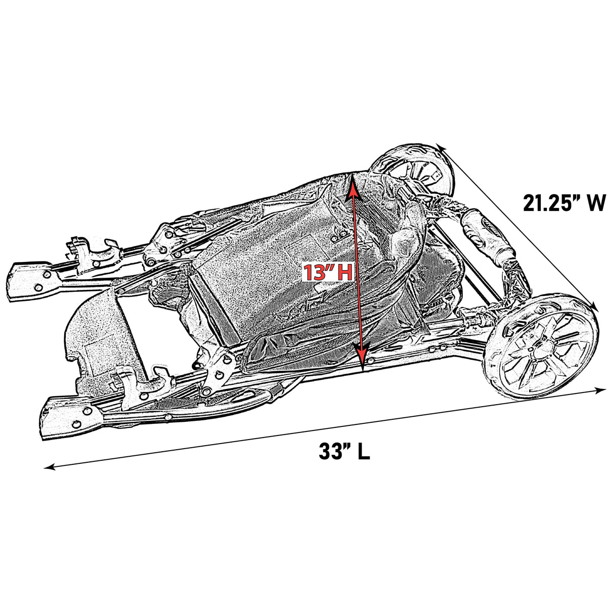 3 Wheel Pet Stroller A1537