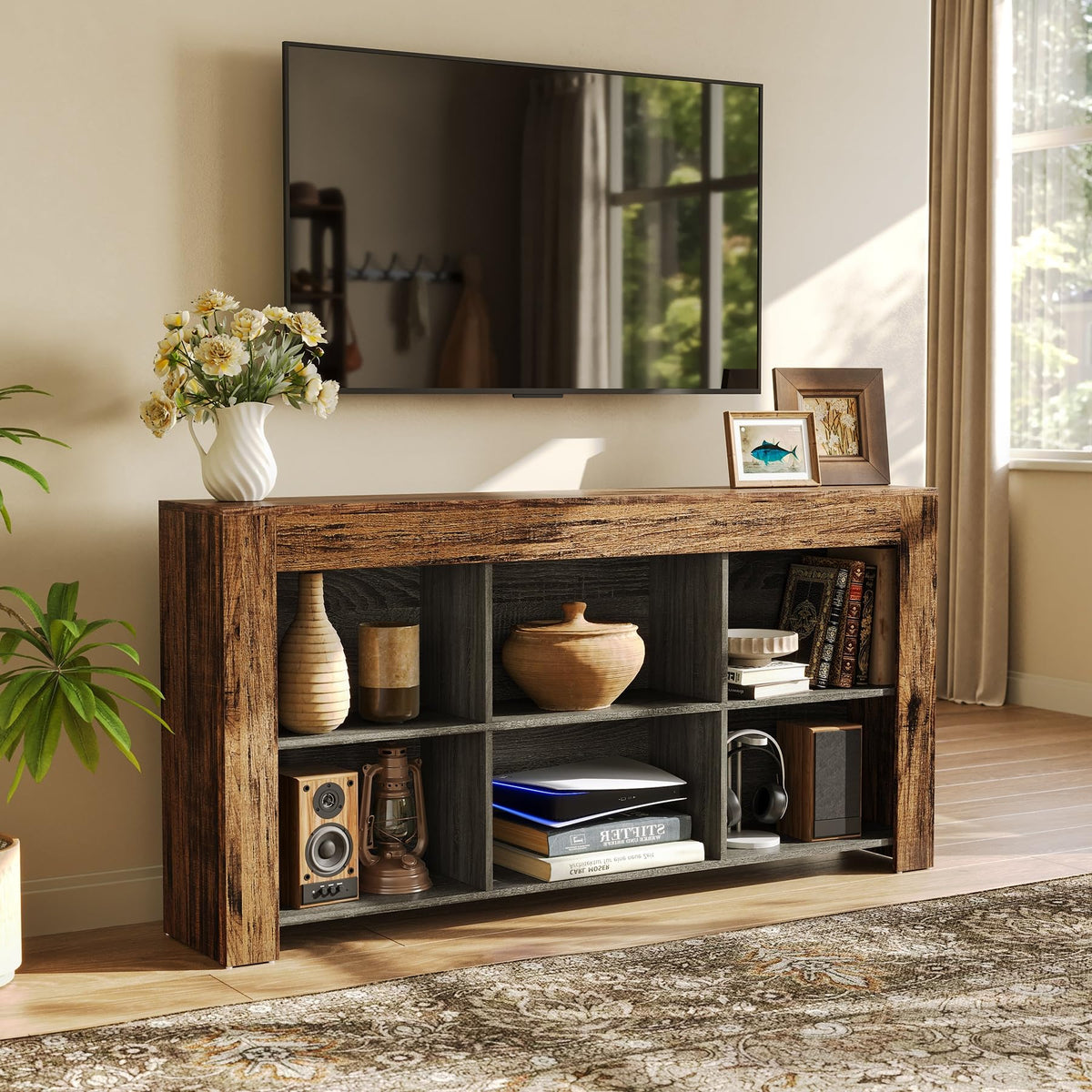 63-Inch TV Stand with Storage D660084