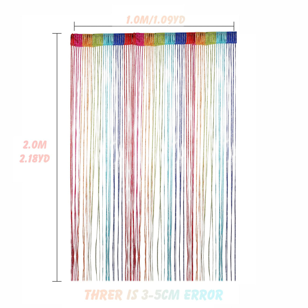 String Curtain Fringe Room Divider Z2355