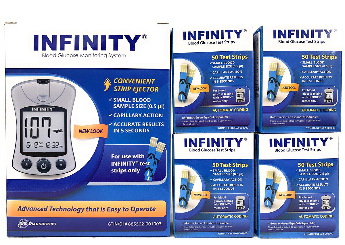 Infinity Meter with 200 Test Strips J6666