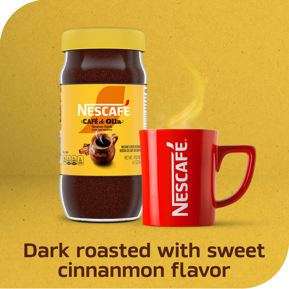 Cinnamon Flavored Instant Coffee 6.7 oz R860