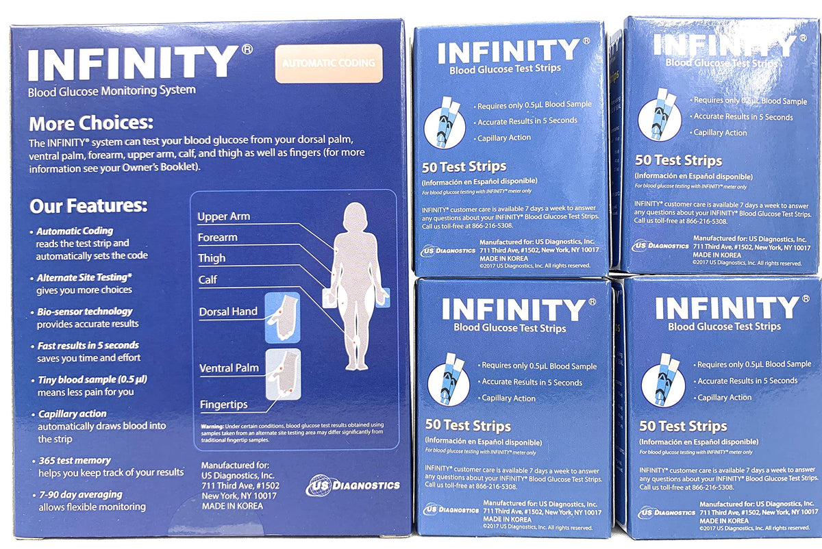 Infinity Meter with 200 Test Strips J6666
