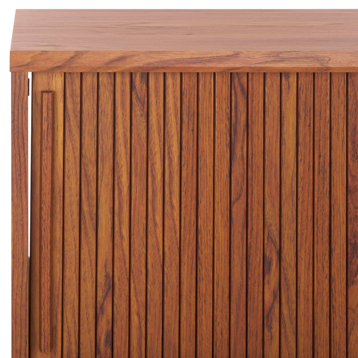 Walnut Brown TV Stand with Sliding Door N114