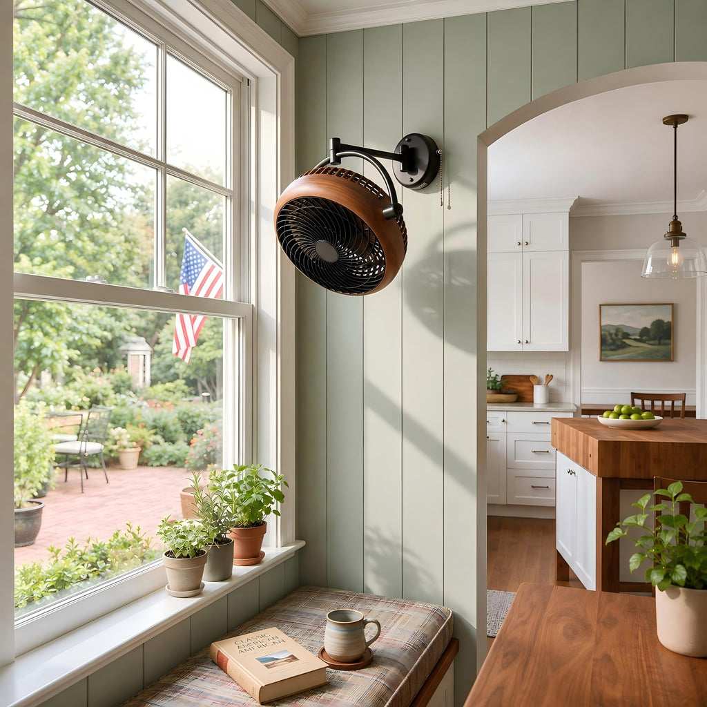 10 Inch Oscillating Wall Mount Fan T5108