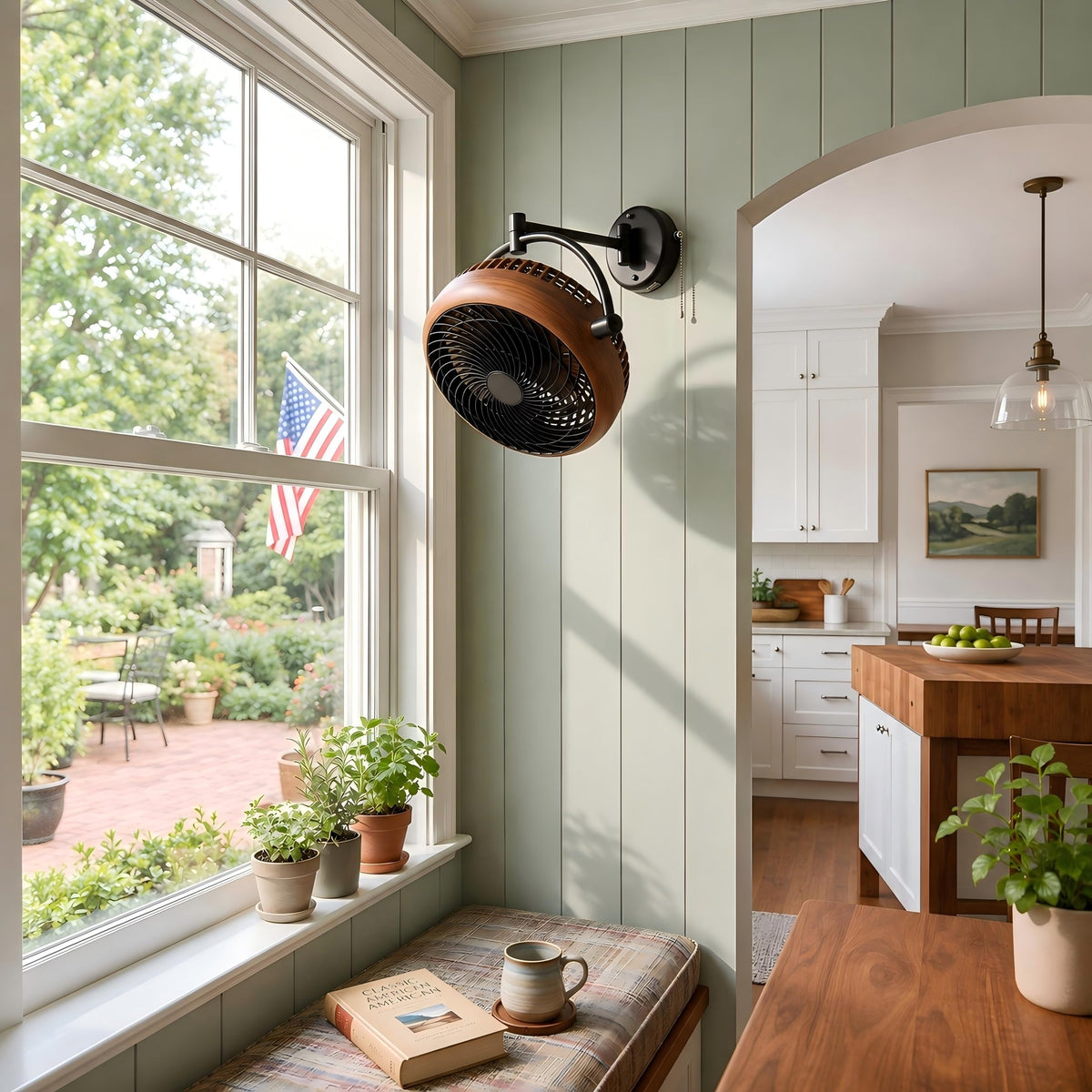 10 Inch Oscillating Wall Mount Fan T5108
