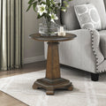 22" Round Wood End Table J165249