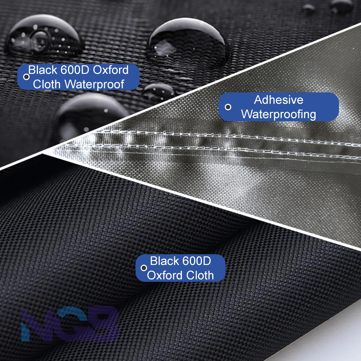 Waterproof Oxford Fabric Outdoor Kennel Cover Q64300