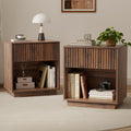 22" Fluted Nightstand Set of 2 J8138