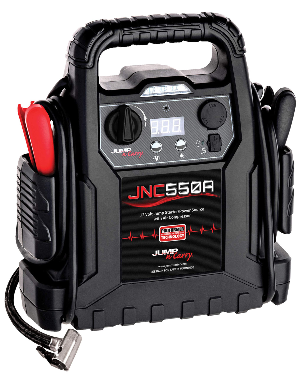 1100 Peak Amp Jump Starter with Air Compressor N865