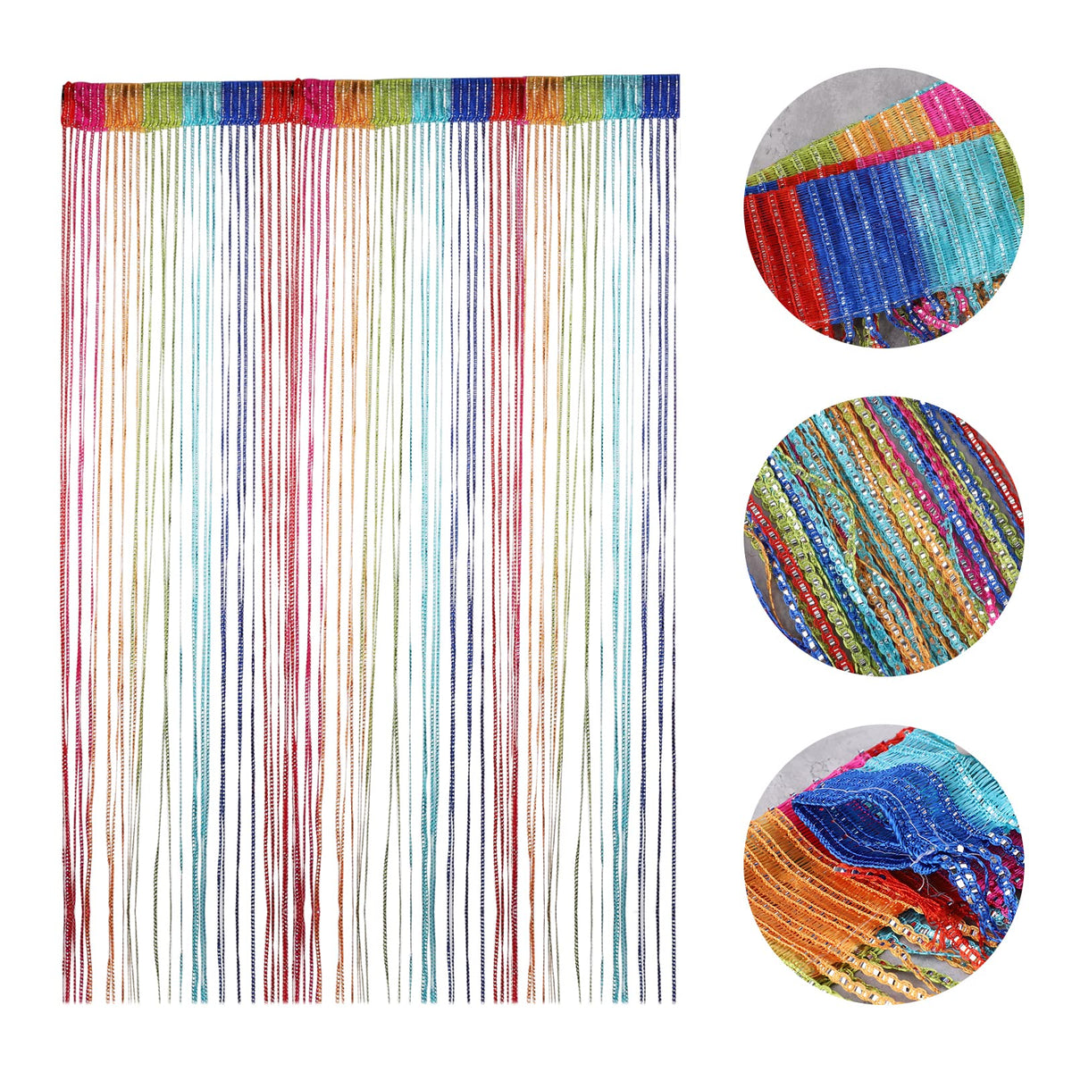 String Curtain Fringe Room Divider Z2355